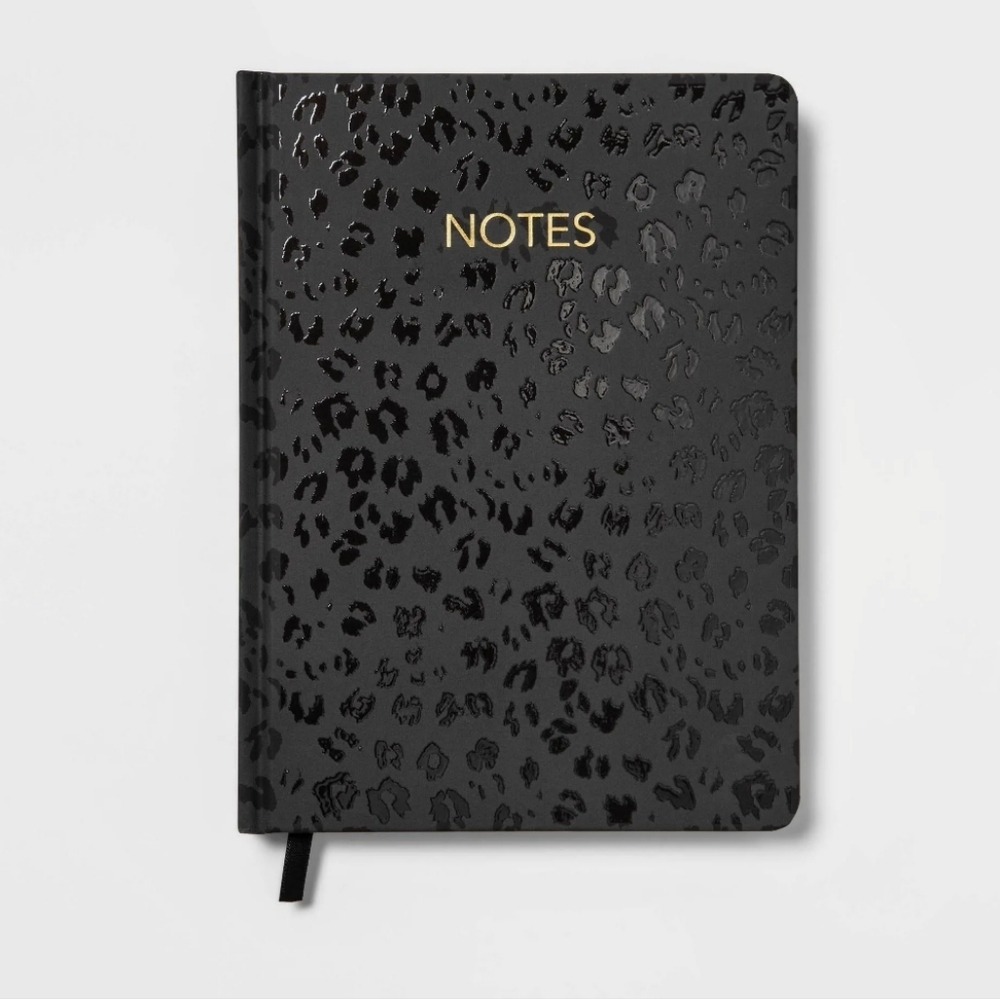 Threshold 240 Sheet Dot Grid Journal In‎ Black Leopard NEW